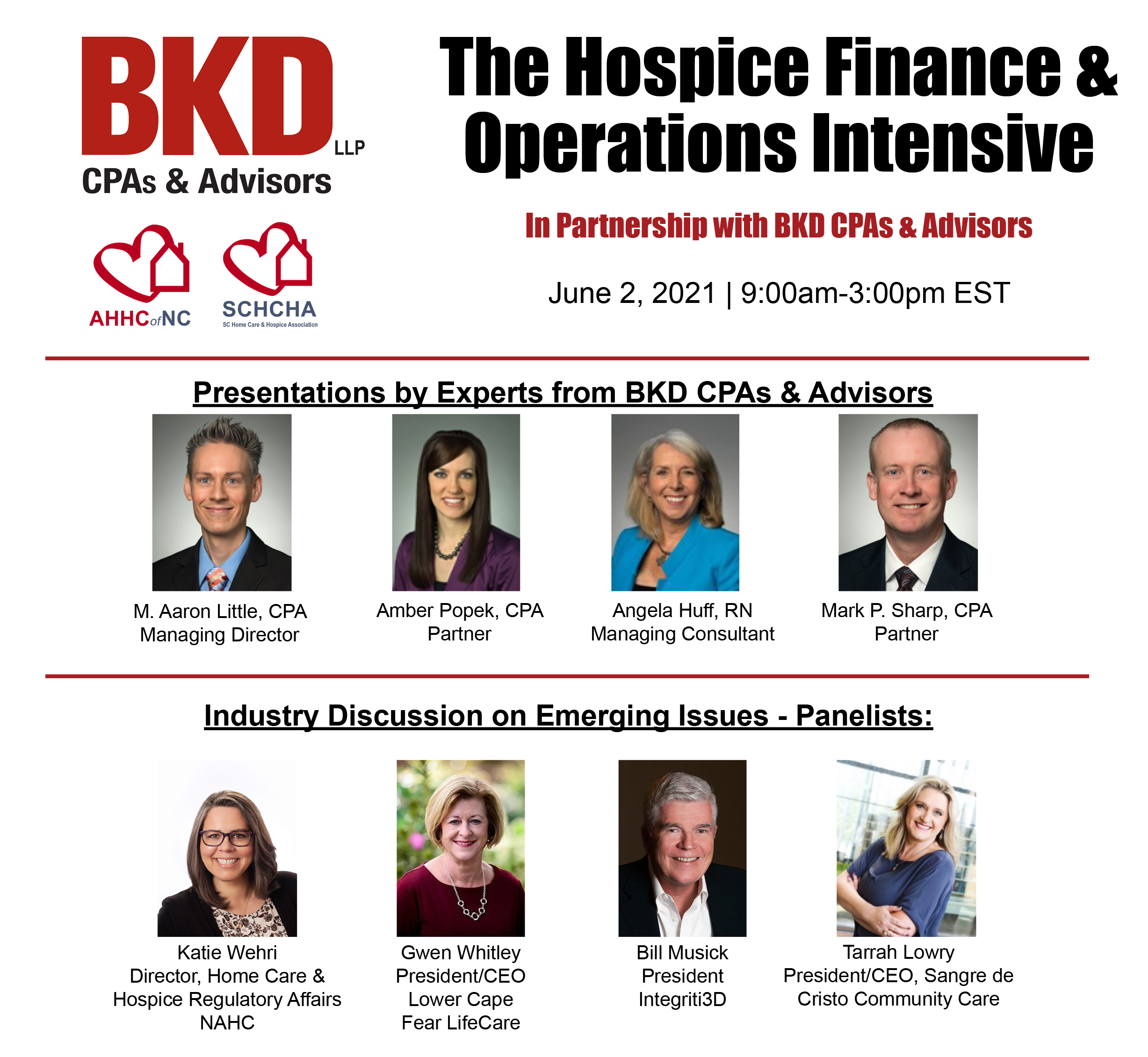 AHHCNC Hospice Financial Intensive Panel